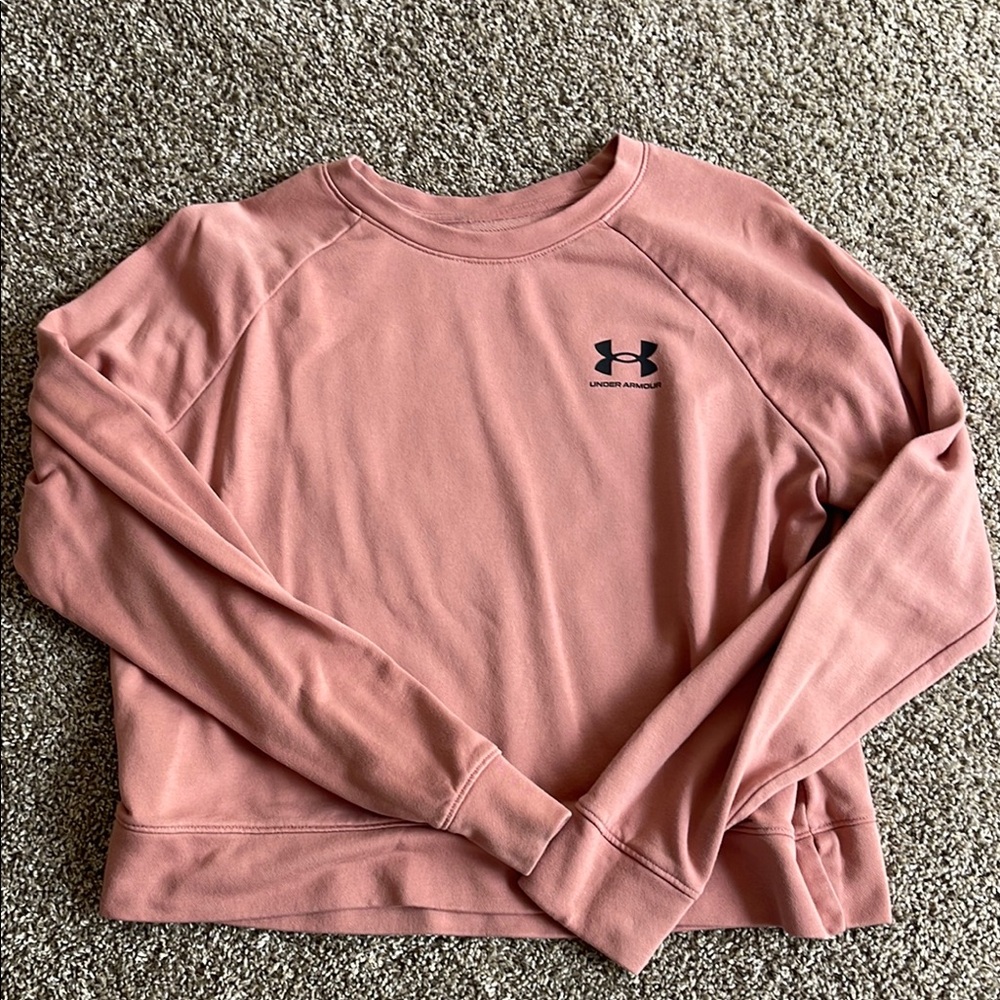 Under Armour Women's Pink Lightweight Sweatshirt